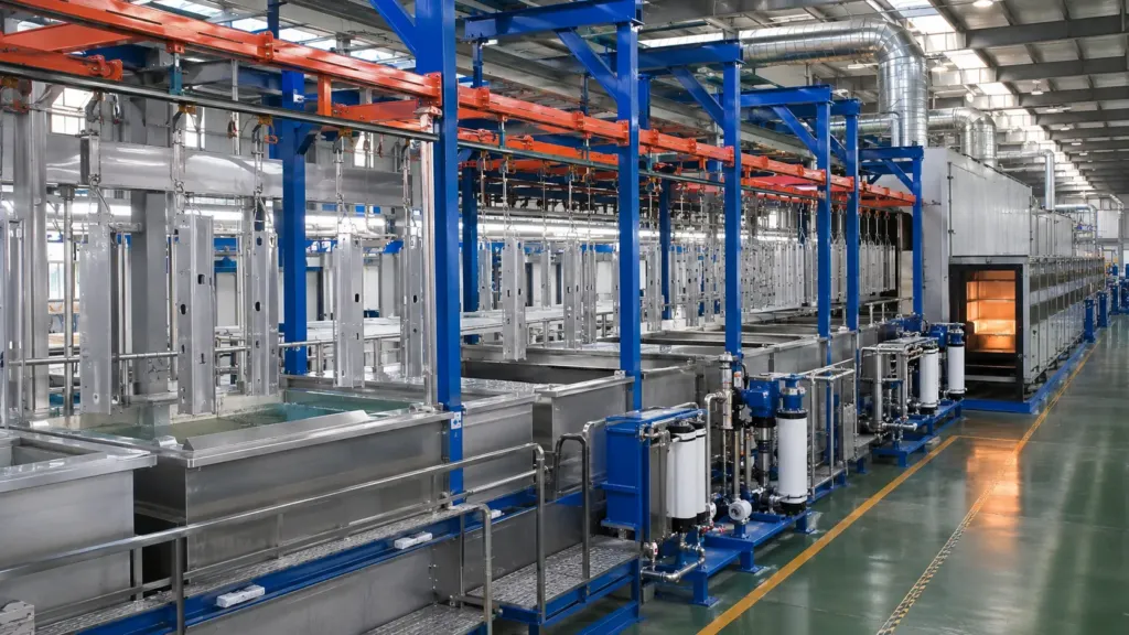 Giải pháp Dây chuyền sơn công nghiệp trọn gói: Từ tư vấn thiết kế đến chuyển giao công nghệ chuẩn Châu Âu 13 Dây chuyền sơn điện di ED tự động