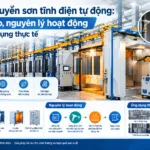 Dây chuyền sơn tĩnh điện tự động: cấu tạo, nguyên lý hoạt động và ứng dụng thực tế